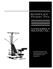 Bowflex Power Pro Assembly Manual