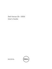 Dell Venue 10 Dell  5050 Users Guide
