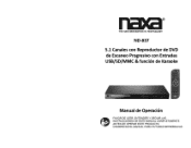 Naxa ND-837 ND-837 Spanish Manual