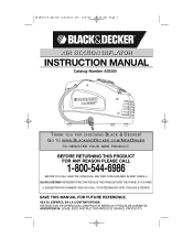 Black & Decker ASI300 Type 1 Manual - ASI300 INFLATOR