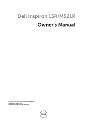 Dell Inspiron M521R 5525 Inspiron M521R Owners Manual