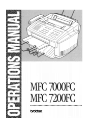 Brother International MFC-7000FC Users Manual - English
