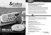 Cobra MR F55B-D MRF55D_MANL_ENG