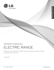 LG LSRE307ST Owner's Manual