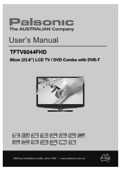Palsonic TFTV6044FHD Owners Manual