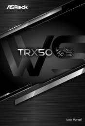 ASRock TRX50 WS User Manual