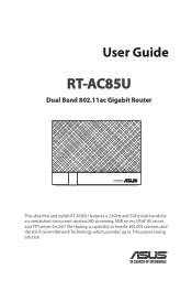 Asus RT-AC85U users manual in English