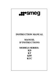 Smeg KPF48UWH User manual