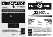 Amana ART318FFDW Energy Guide