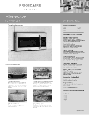 Frigidaire FGMV154CLF Product Specifications Sheet (English)