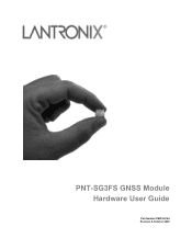 Lantronix PNT Series PNT-SG3FS GNSS Module Hardware User Guide