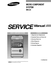 Samsung MM-ZJ6 Service Manual