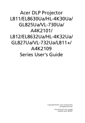 Acer L812 User Manual