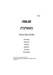 Asus P5P800S Motherboard Installation Guide