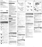 Sony XCHR90 User Manual (XCHR90_Operating_Instructions)