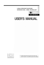 Vtech vt2423 User Manual