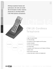 Aastra CM-16 CM-16 Datasheet