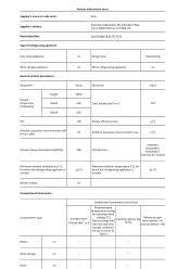AEG OAG7M281EB Product information sheet