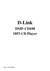 D-Link DMP-CD100 Product Manual