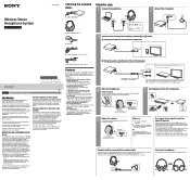 Sony MDR-HW300K Operating Instructions