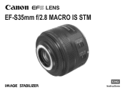 Canon EF-S 35mm F2.8 Macro IS STM User Manual