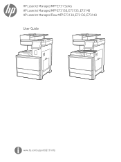 HP LaserJet Managed MFP E731z User Guide