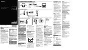 Sony MDR-1RNC Operating Instructions