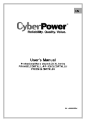 CyberPower PR1500ELCDRTXL2U User Manual