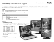 Sharp EA271Q/EA271U MultiSync USB-C Compatibility