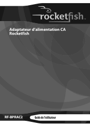 Rocketfish RF-BPRAC2 User Manual (French)