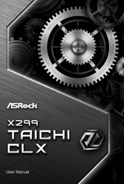 ASRock X299 Taichi CLX User Manual