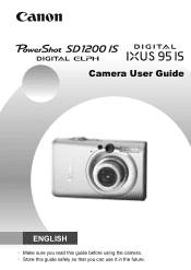 Canon SD1200 PowerShot SD1200 IS / DIGITAL IXUS 95 IS Camera User Guide
