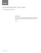 Dell VNX8000 VDM MetroSync For VNX2 - A Detailed Review