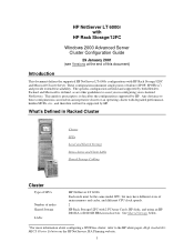 HP LH6000r HP Netserver LT 6000 FC Windows 2000 Config Guide  for Windows 2000 Advanced Server Clusters