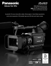 Panasonic AGHVX200APS Brochure