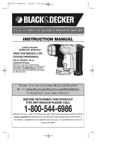 Black & Decker BDBN1202 Type 1 Manual - BDBN1202 1802