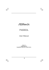 ASRock P43DE3L User Manual