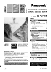 Panasonic SAPM71 SAPM71 User Guide