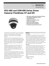 Bosch VDC-485V04-20 Brochure
