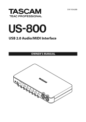 TEAC US-800 US-800 Owner's Manual