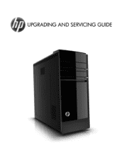 HP Pavilion E h8-1300 Upgrading and Servicing Guide
