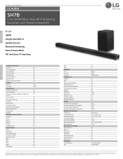 LG SH7B Owners Manual - English