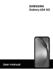 Samsung Galaxy A54 5G ATT User Manual