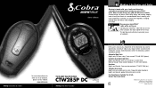 Cobra CTW285P DC Owners Manual
