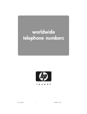 HP Pavilion ze5300 Worldwide Telephone Numbers