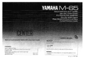 Yamaha M-65 Owner's Manual