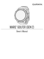 Garmin MARQ Golfer Gen 2 Owners Manual