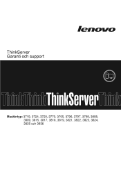 Lenovo ThinkServer TD200x (Swedish) Warranty and Support Information