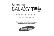 Samsung GT-P7510MAVXAB User Manual