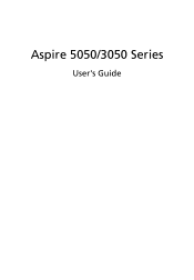 Acer 5050 5954 Aspire 5050 / 3050 User's Guide - EN